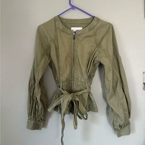 green jacket from Anthropologie, worn like new!